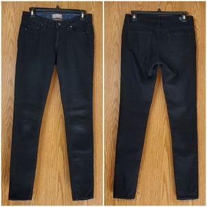 Paige Skyline Drive peg 10" skinny in black 4way stretch size 26